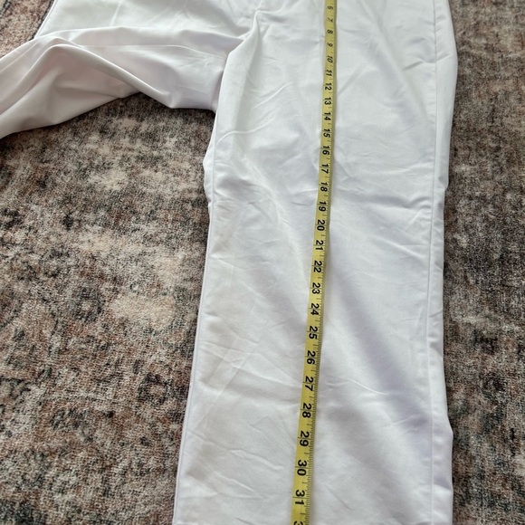 Dockers Ideal Fit Womens White Metro Capri Pants 16 Cotton Casual Stretchy Chic - Picture 15 of 16